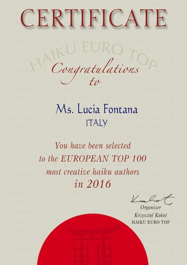 Premio Europeo Lucia Fontana