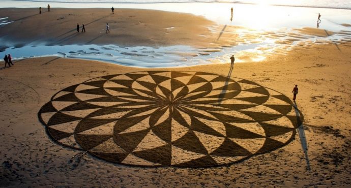 Mandala sulla sabbia